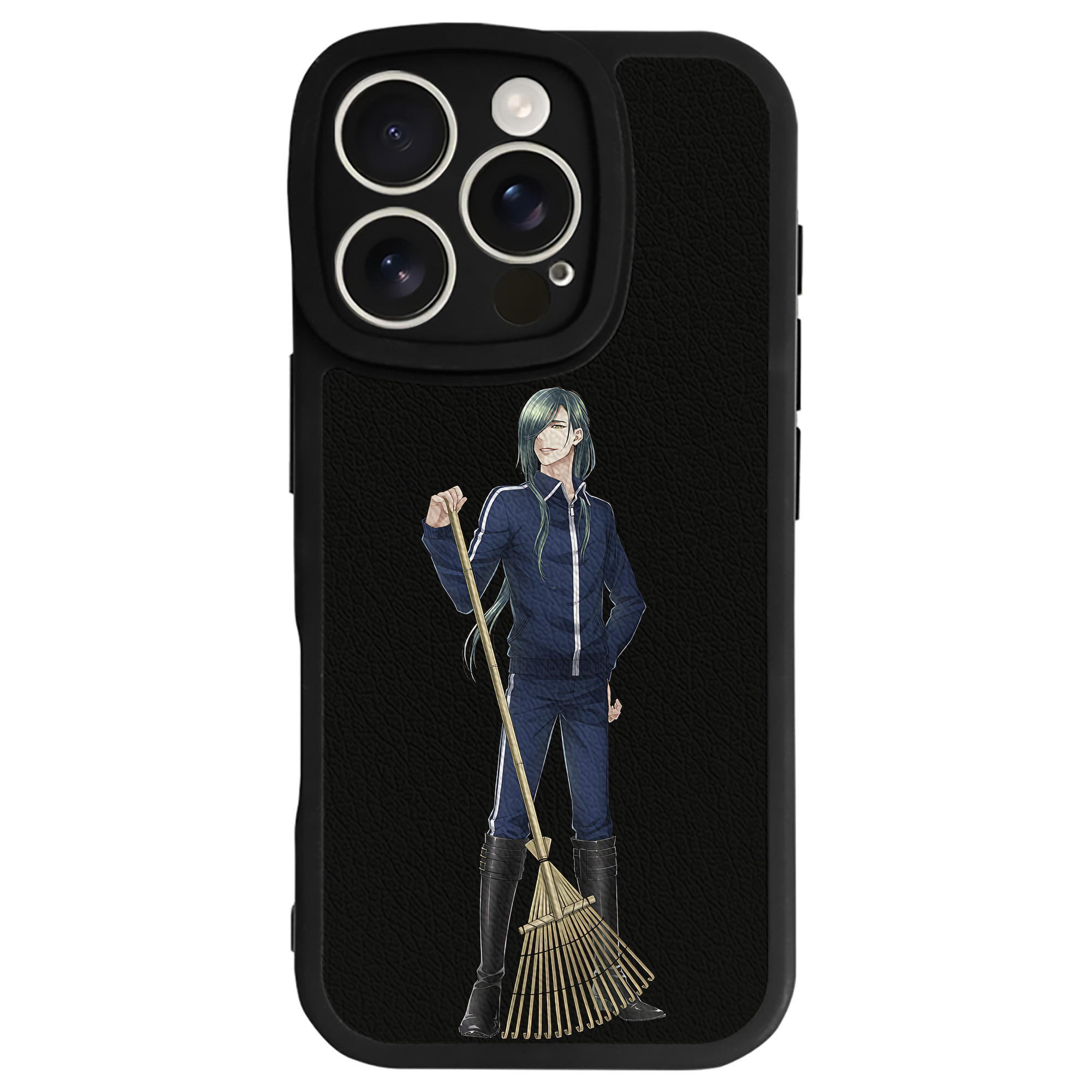 （画像用） 刀剣乱舞 Touken Ranbu 【iPhone 16シリーズ対応】シリコンスマホケース（レザー調） 材質：シリコン